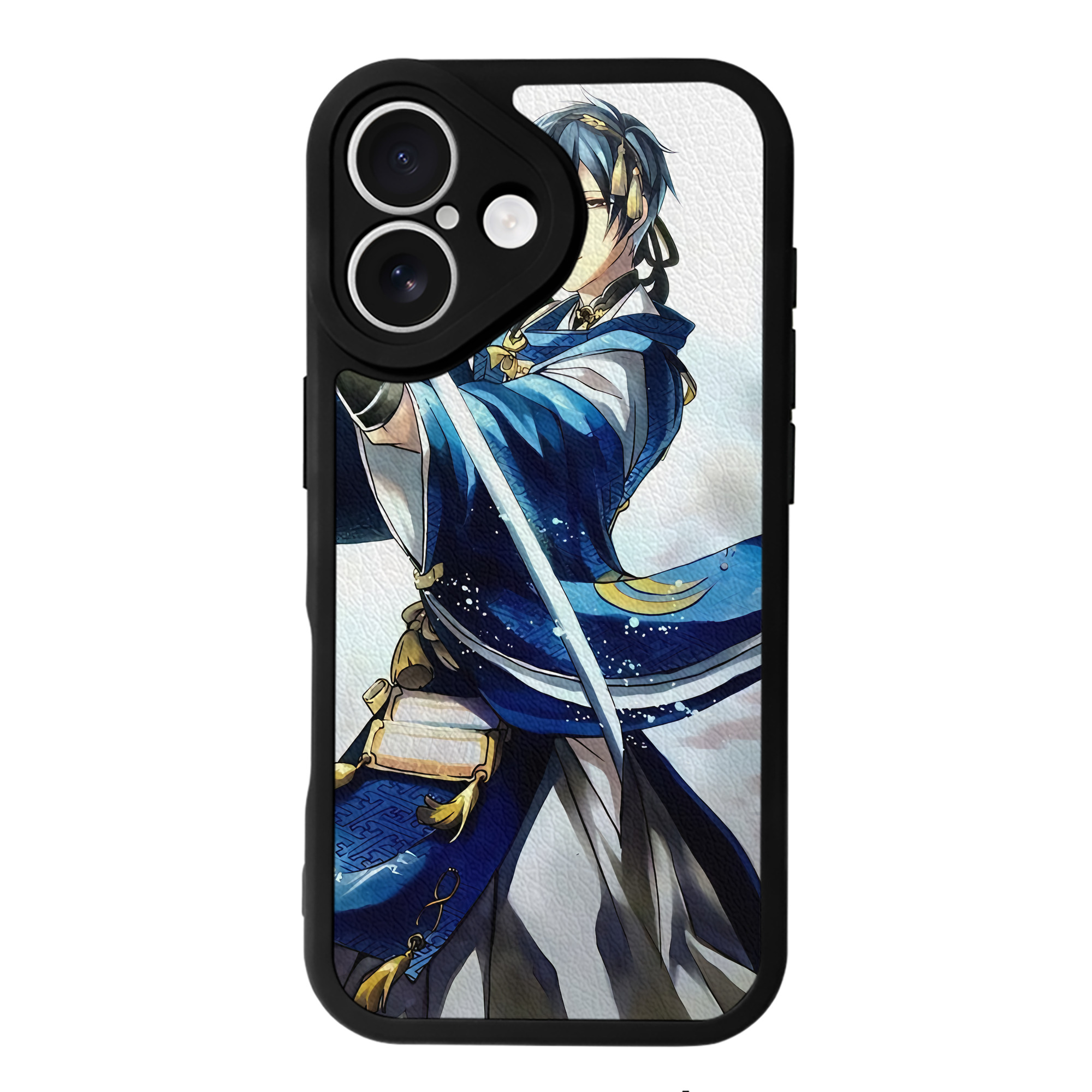 （画像用） 刀剣乱舞 Touken Ranbu 【iPhone 16シリーズ対応】シリコンスマホケース（レザー調） 材質：シリコン